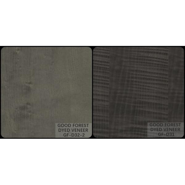 OEM Dyed ASH Grey Veneer Crown Cut / Straight / Irregular Texture Grain