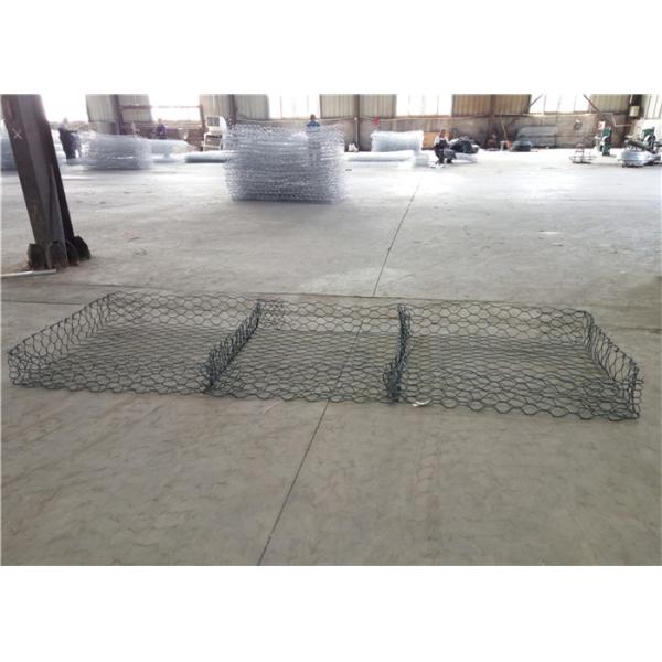 PVC Coated Gabion Mattress 3x2x0.17m Hexagonal Mesh 60x80mm