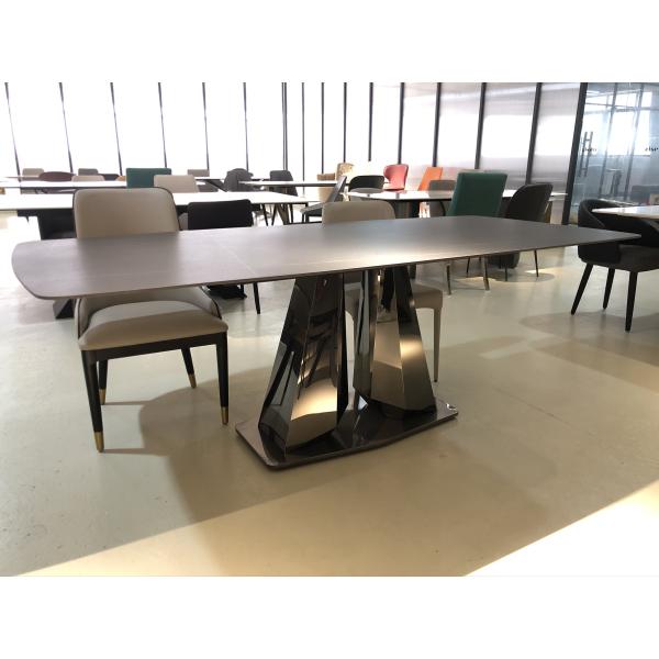 Popular Luxury Marble Cremic Dinner Table Top Polished Marble Dining Tables Set Table