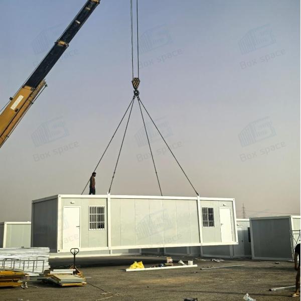 Boxspace 40ft Porta Cabin Construction Site for Saudi Arabia Portable Green House Portugal Prefab Container Homes for Temporary