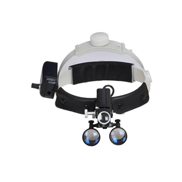 Portable Dental Medical Surgical LED Head light with 3.5times binocular loupes