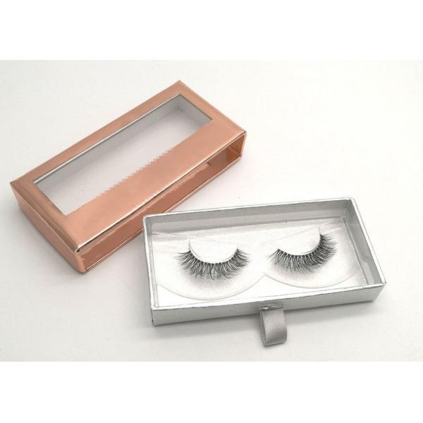 Customized Invisible Band Eyelashes Natural Looking Luxury 100% Mink Fur