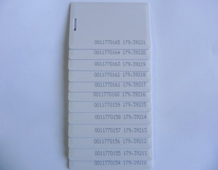 Completely continuous number ID card, continuous serial number ID card, continuous code ID card, continuous code IC card