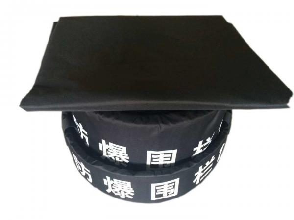 Quality 1.6m 3 Layers Eod Equipment Explosion Proof Blanket Black Color 1.600d Pvc Material for sale