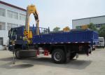 High Quality 5T Mobile Knuckle Truck Mounted Crane With Safety Transportation