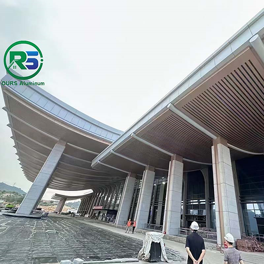 Modern and Simple Design 0.8mm  Thickness Aluminum Wall Panels for Popular Decoration