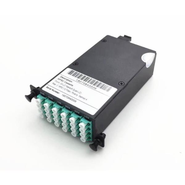 Pre Terminated MPO/MTP Modules 24 Ports OM3 Quad LC MPO/MTP HD LGX Cassettes