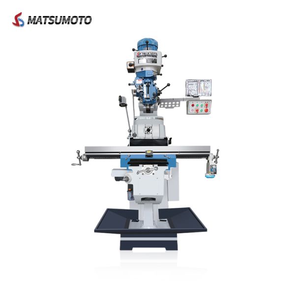 M5W Vertical And Horizontal Milling Machine 1370x305mm With Rotatable Turret Head