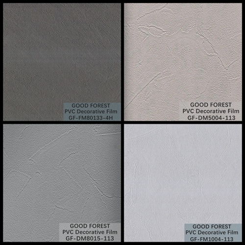 Wardrobes Marble PVC Film Grain With 0.25 - 0.60mm Thickness