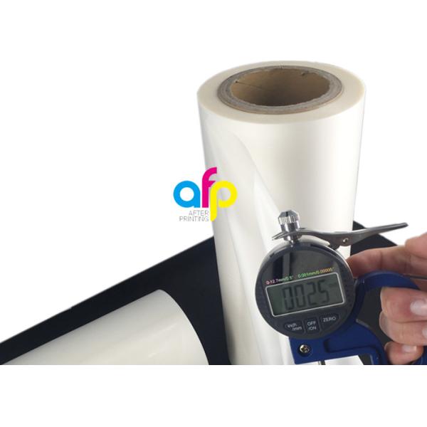 25 Micron Matt Laminating Film Roll , 495mm * 3000m BOPP Lamination Films