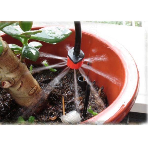 Horticultural Solar Powered Greenhouse Watering System Easy Cleaning
