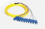Customized Connectors Bundle SC APC Fiber Optical Pigtail Cables In CATV FTTH