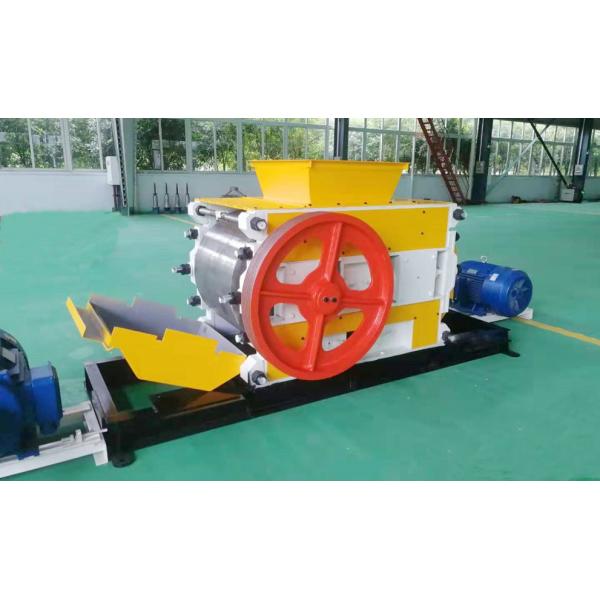 Manganese Steel Refine Roller Crusher Machine Output Diameter 0 - 3mm