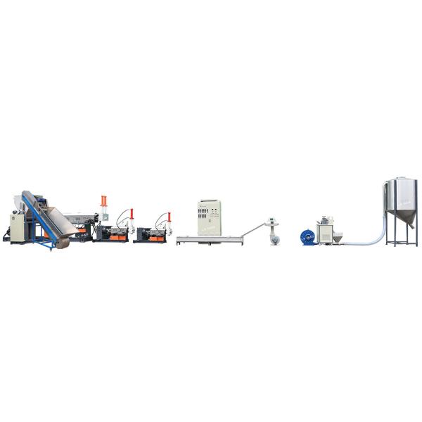 75KW Plastic Bag Recycling Machine / Plastic Recycling Granulator Machine