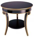 European Style Round Top Side Coffee Table Hand Carved Gilding Modern Coffee