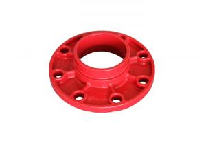  Customized Sized Ductile Iron Pipe Fittings , Ductile Iron Flange Eco Friendly Manufactures