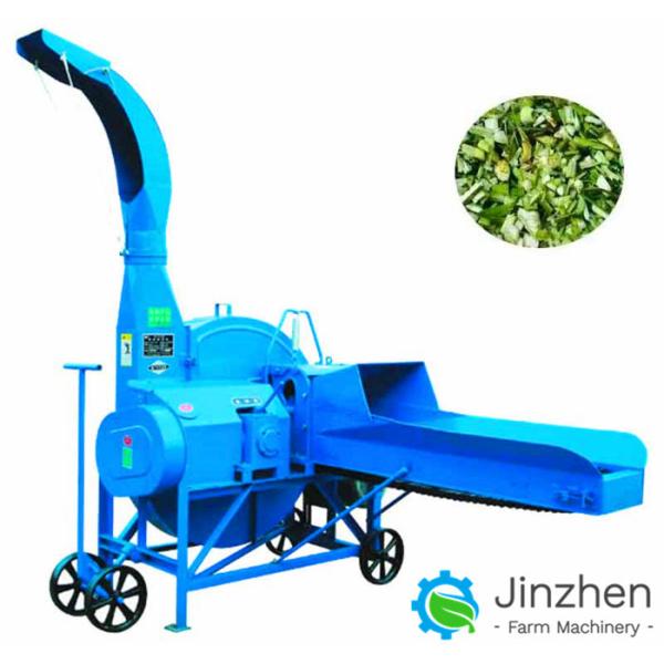 small Chaff Straw Crusher Poultry Animal Cattle Feed Grass Shredder Silage Chopper Fodder Forage Hay Chaff Cutter