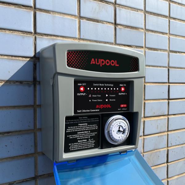 AMPS Output 2.8 To 6.2 Custom Logo Salt Chlorinator For Acrylic Swimming Pools