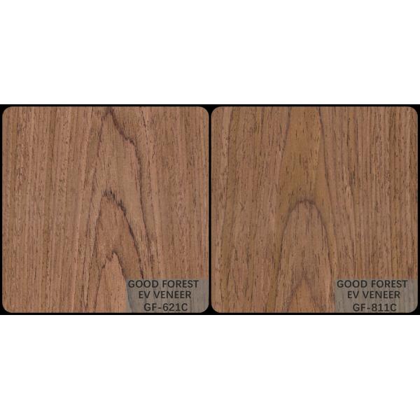 Engineered Wood Veneer EV Veneer Black Walnut Crown Cut Natural