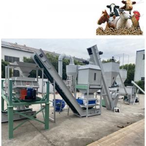 China 500kg/H Animal Feed Pellet Production Line Ring Die Poultry Feed Pellet Mill Animal Feed on sale