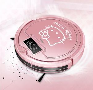  [Hello Kitty]Household Robotic Vacuum Cleaner Self Charging Wet Mop Cleaning Robot Manufactures