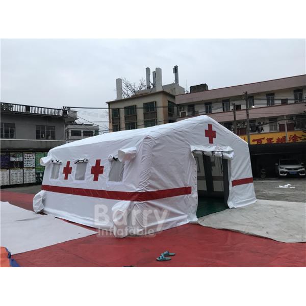 Air Tight Tarpaulin Inflatable Medical Military Tent For Shelter