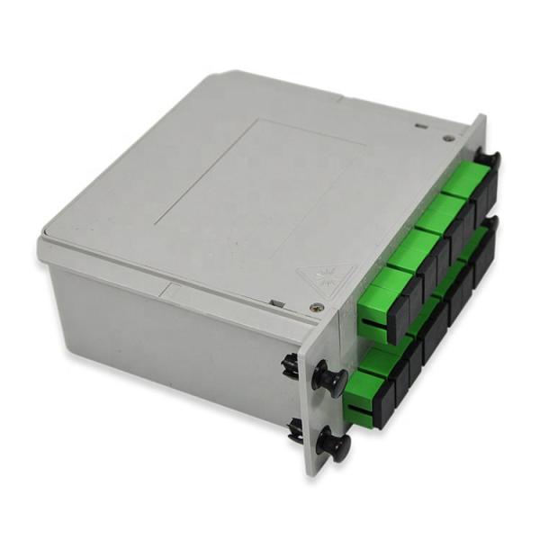 SC APC Rack Mount Connectors Cassette 1X16 PLC Splitter Box
