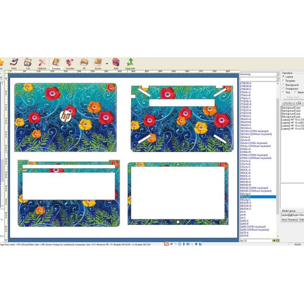 Laptop Skin Making Machine Designed For Personal Diy And Professional With Comprehensive Materials Package And Software Support
