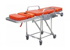  Anti-Corrosion Adjusted Foldchair Stretcher Trolley Medical Ambulance Trolley Stretcher ALS-S011 Manufactures