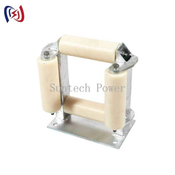Heavy Duty Framed Cable Roller with 20KN Rated Load and 180mm Max Diameter for Low Friction Cable Pulling