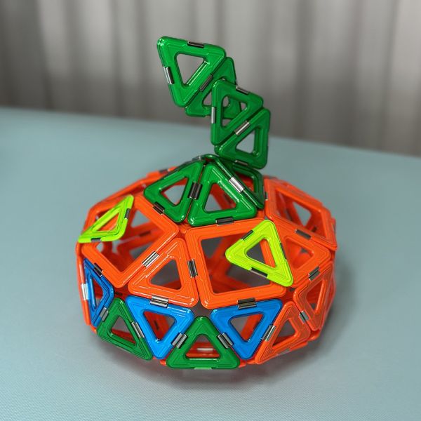 Magnetic Tile Assembly With Versatile Shapes For Animals And Plants  Wansheng Pumpkin