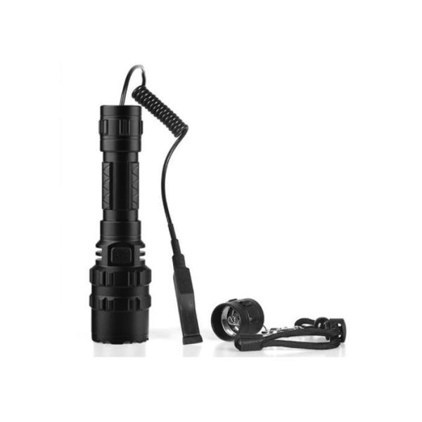 Super Bright LED Flashlight Military USB Rechargeable Torch