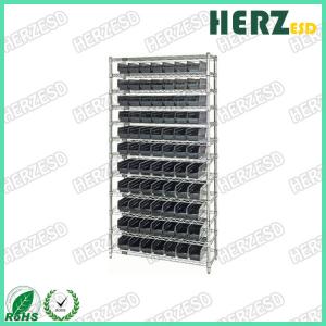 China Customized ESD Storage Shelves , Industrial Wire Shelving System Resistance 10e6-10e9 Ohm on sale