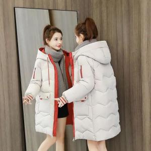                   Winter Puffer Jacket Ladies Warm Hooded Cotton-Padded Clothes Thick Padded Outwear Hooded Long Jackets and Coats for Women              Manufactures