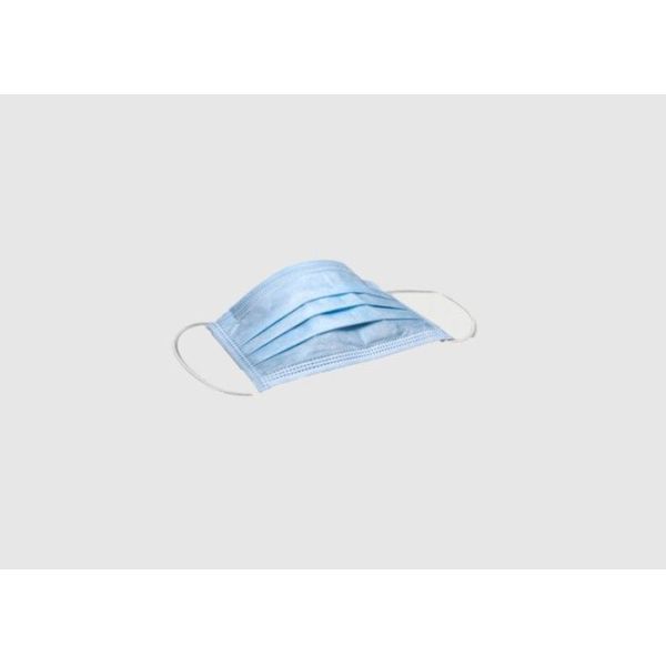 Blue Color Earloop Face Mask Low Sensitivity Skin Friendly For Food Service