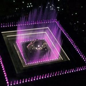  Interactive LED Lamp Marble Floor Water Dancing Fountain Manufactures