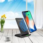 Desktop ABS Phone holder 10W Fast Charging Portable wireless Charger