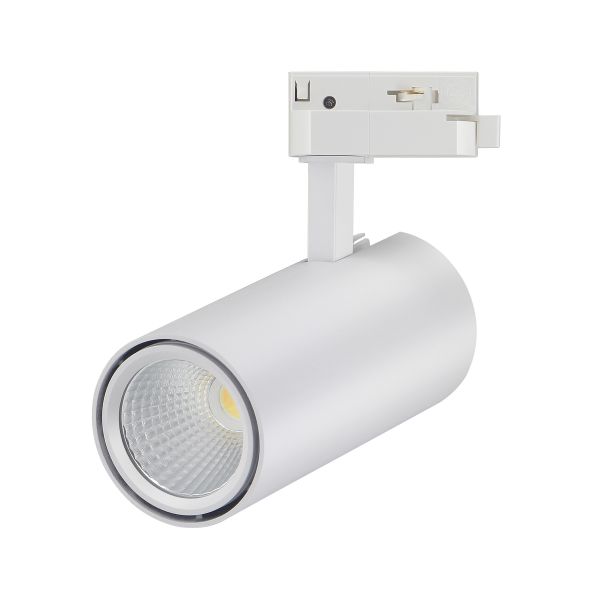 30w led track light 110LM/W 90RA Dimmable F1 plus Series LED track light,  Lifud driver + TYF LED, 5 CCT by DIP switch