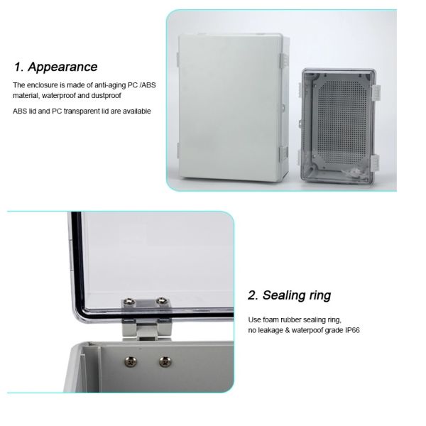 150x150x90mm ABS Plastic Dustproof Waterproof IP65 Junction Box Universal Electrical Project Enclosure with lock