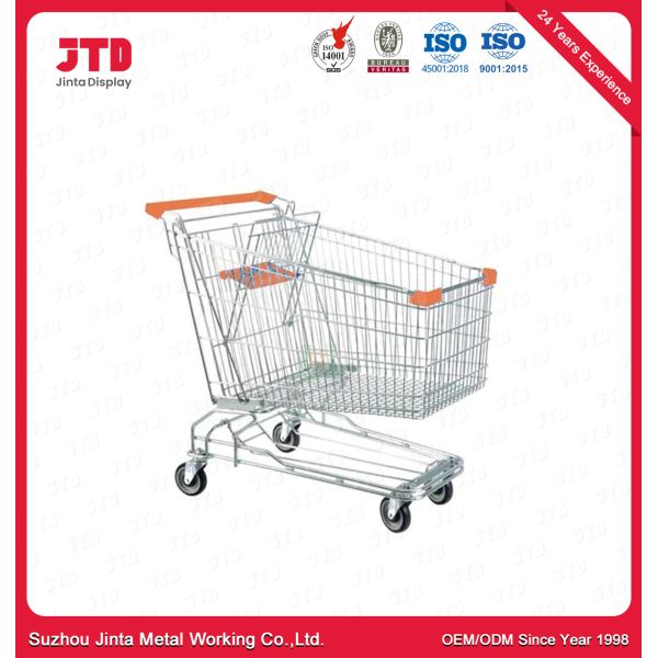 Powder Coating Metal Shopping Trolley OEM Childs Metal Shopping Cart