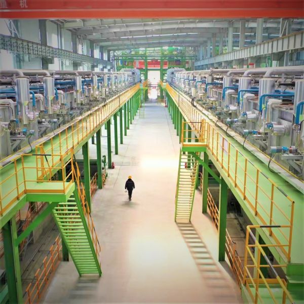 Automatic Hot Dip Galvanizing Plant Equipment For Steel Strip Coil Post Metal 1500mm