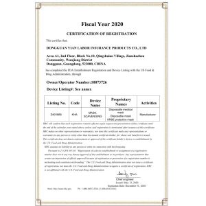 Guangdong Yian Technology Co., Ltd. Certifications