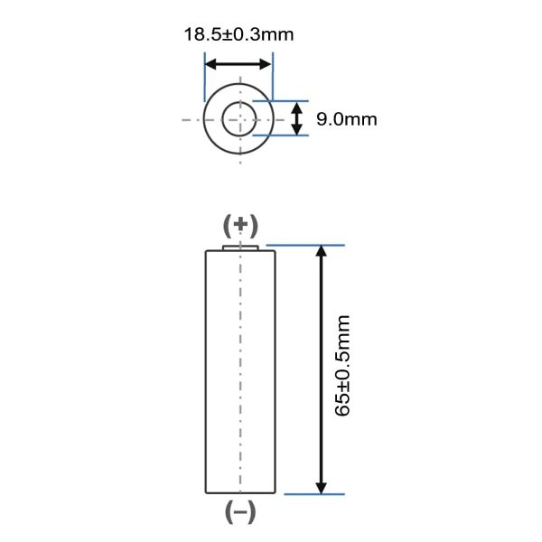 Ifr32650 Ifr32700 6ah 3.2V Lifepo4 Battery Bms Cylindrical LiFePO4 Cell