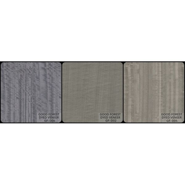 OEM Dyed Wood Veneer Customized / Grey Eucalyptus Veneer Special