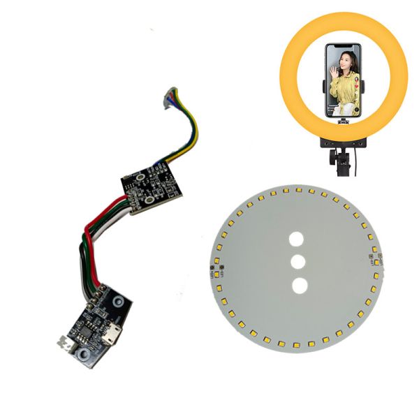 Hairdressing Fill Light Dimming 5V LED PCB Assembly