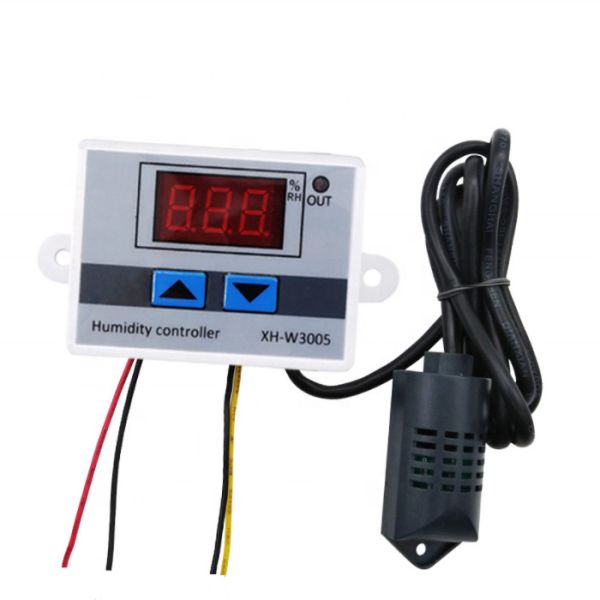 Digital Humidity Controller XH-W3005 12V 24V 220V Humidistat Hygrometer Humidity Control Switch regulator with Humidity sensor