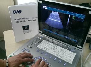  PC Based B / W Portable Ultrasound Scanner 15 inch Laptop Screen Only 5kgs Weight Convenient to Carry Manufactures