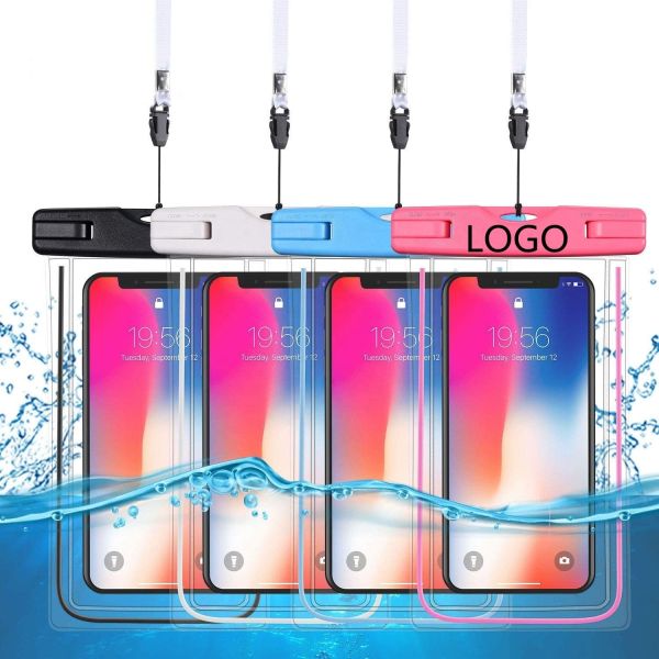 Colorful Waterproof Pouch For Swimming Pvc Waterproof Phone Dry Bag 6.5IN