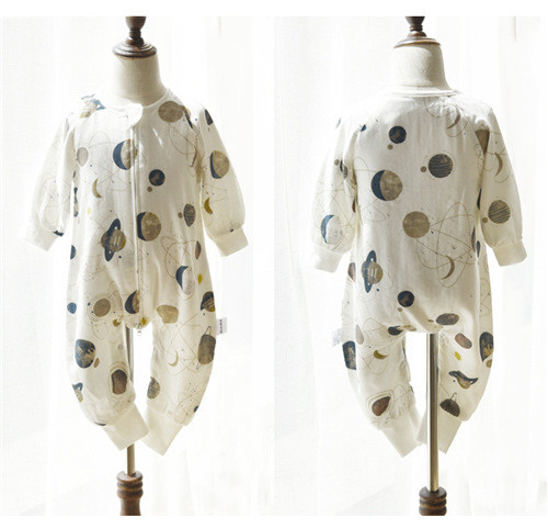 6 Layers Soft Cotton Muslin Sleeping Bag Kids Sleep Sack Prevent Cold Moisture Absorption