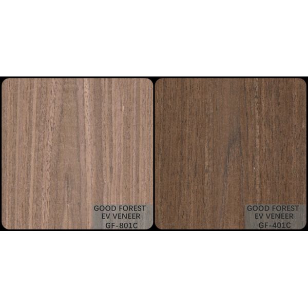 Engineered Wood Veneer EV Veneer Black Walnut Crown Cut Natural